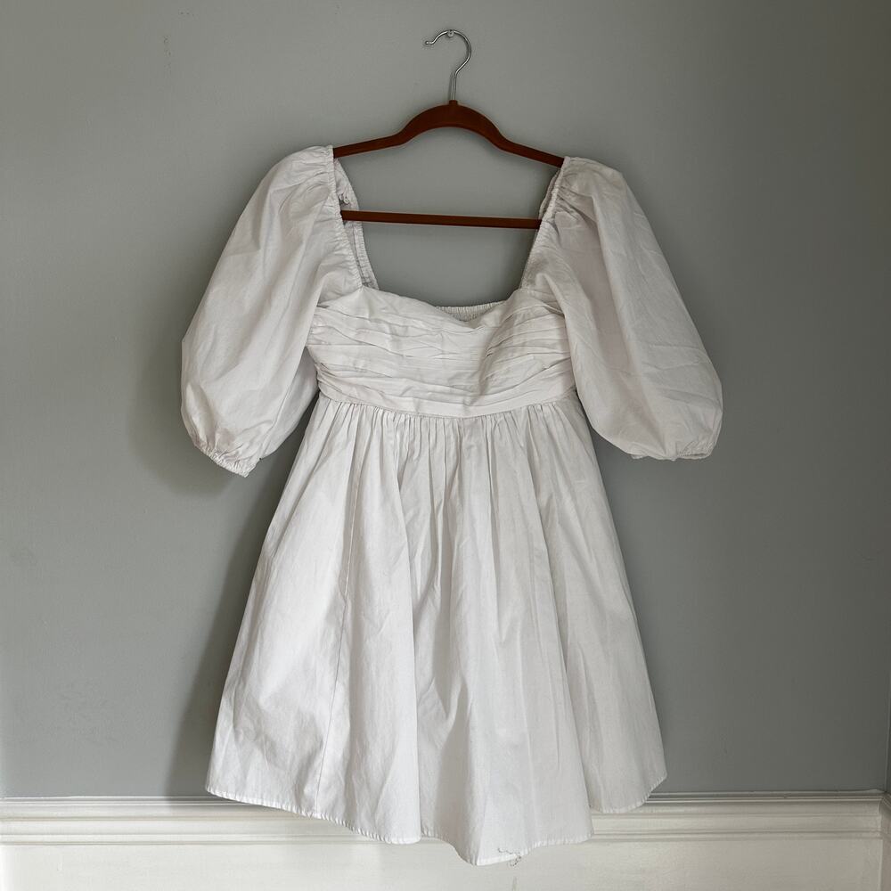 Abercrombie and Fitch Emerson Ruched Puff Sleeve Dress Size XS